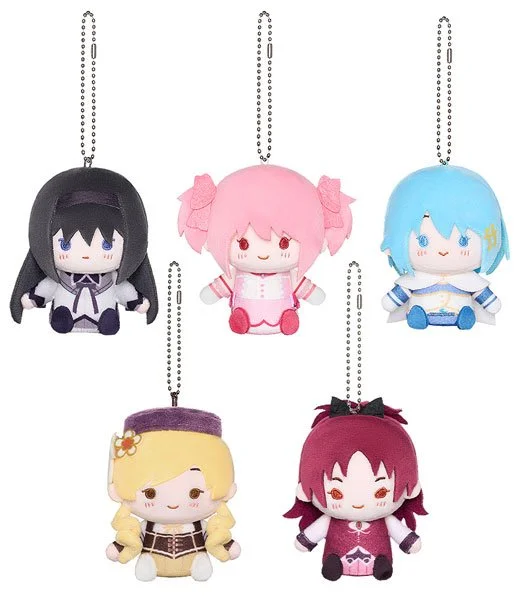 “Puella Magi Madoka Magica” the Movie The Rebellion Story Collectible Finger Plushies 5 Pack