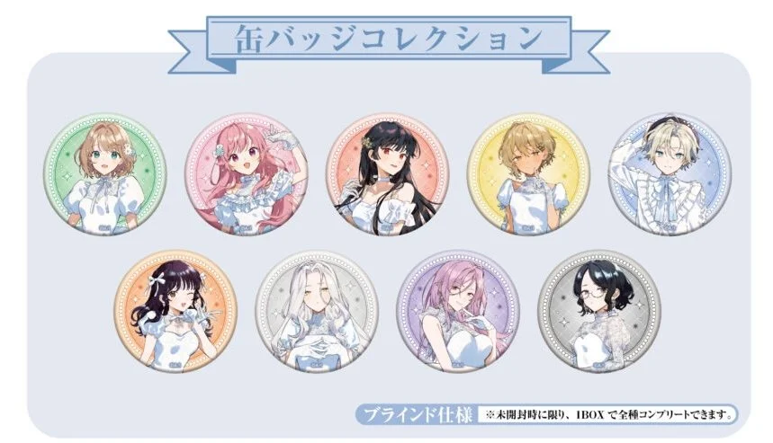 "I Want to Love You Till Your Dying Day" Tin Badge 9 Pack