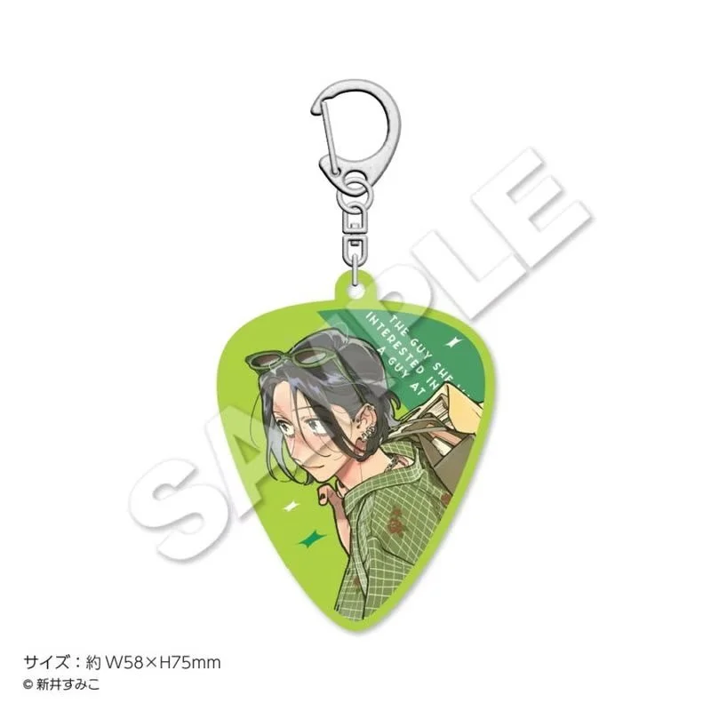 “The Guy She Was Interested in Wasn't a Guy at All” Acrylic Keychain Version 4