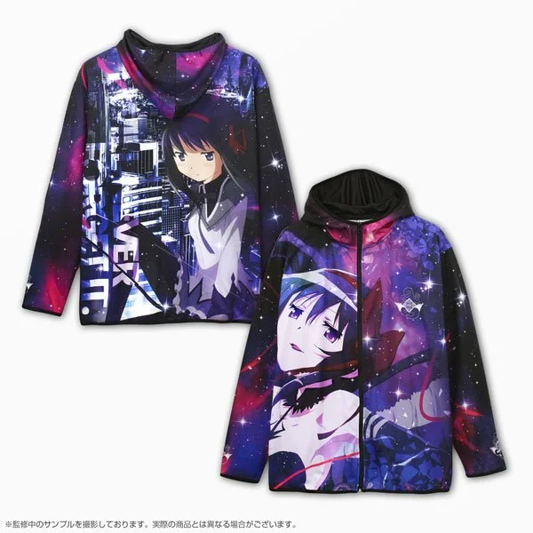 “Puella Magi Madoka Magica” the Movie Rebellion Homura Full Graphic Hoodie
