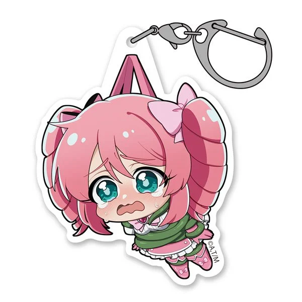 “Gushing over Magical Girls” Keychain Magia Magenta
