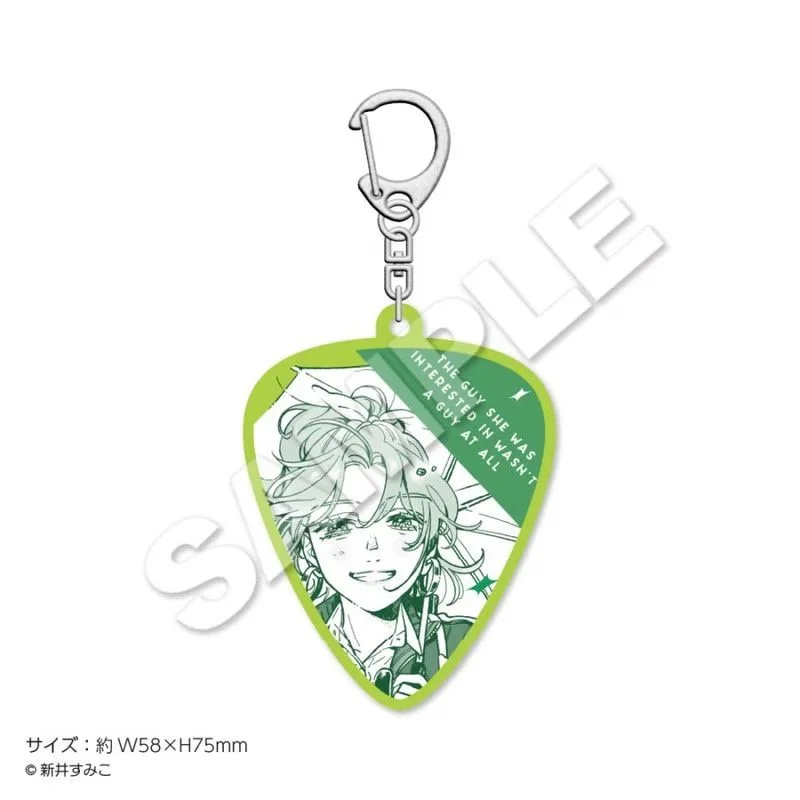 “The Guy She Was Interested in Wasn't a Guy at All” Acrylic Keychain Version 2