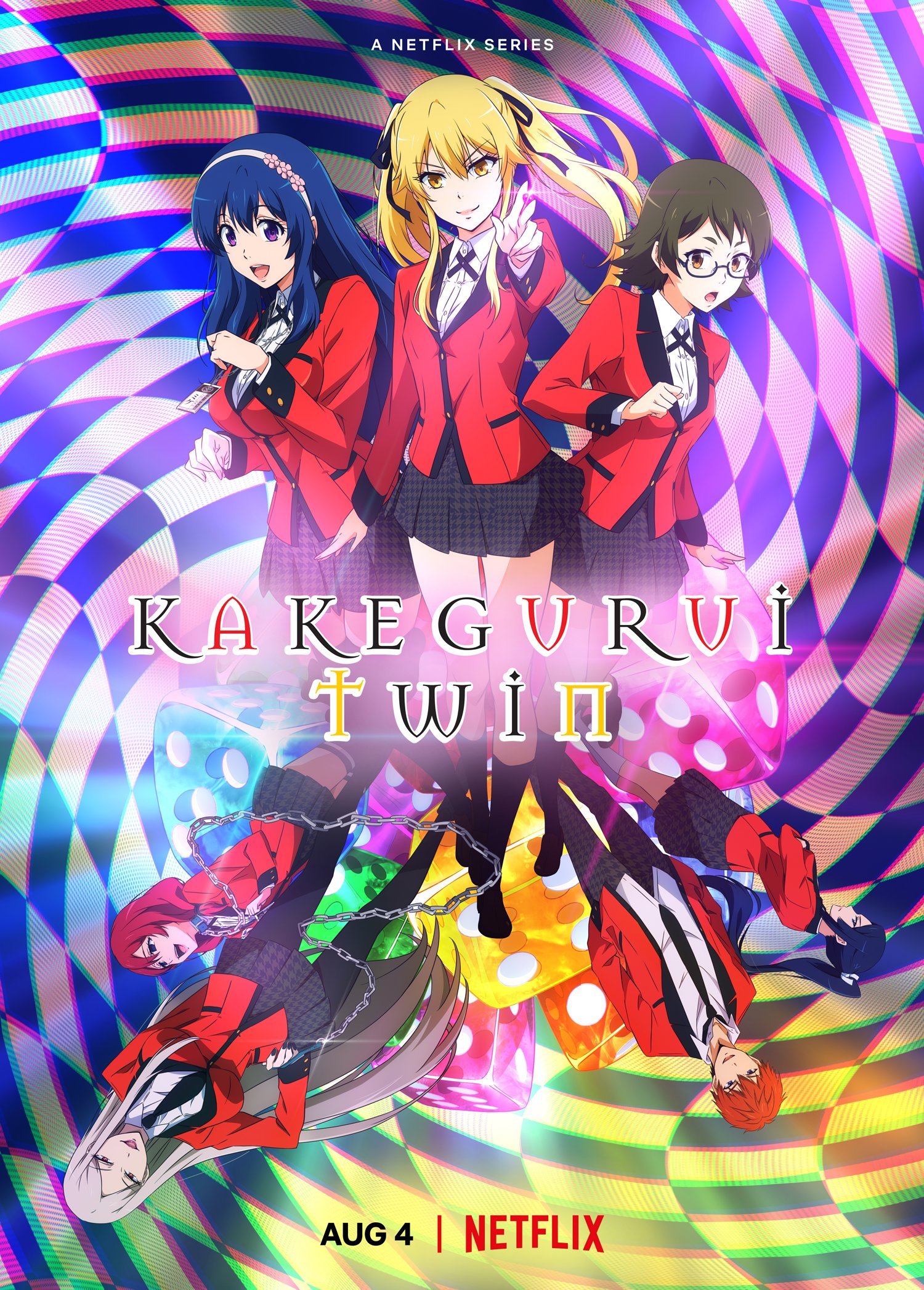 Netflix's “Kakegurui Twin” Anime Announces August 4 Premiere With