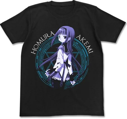 “Puella Magi Madoka Magica” T-shirt Medium Homura Akemi