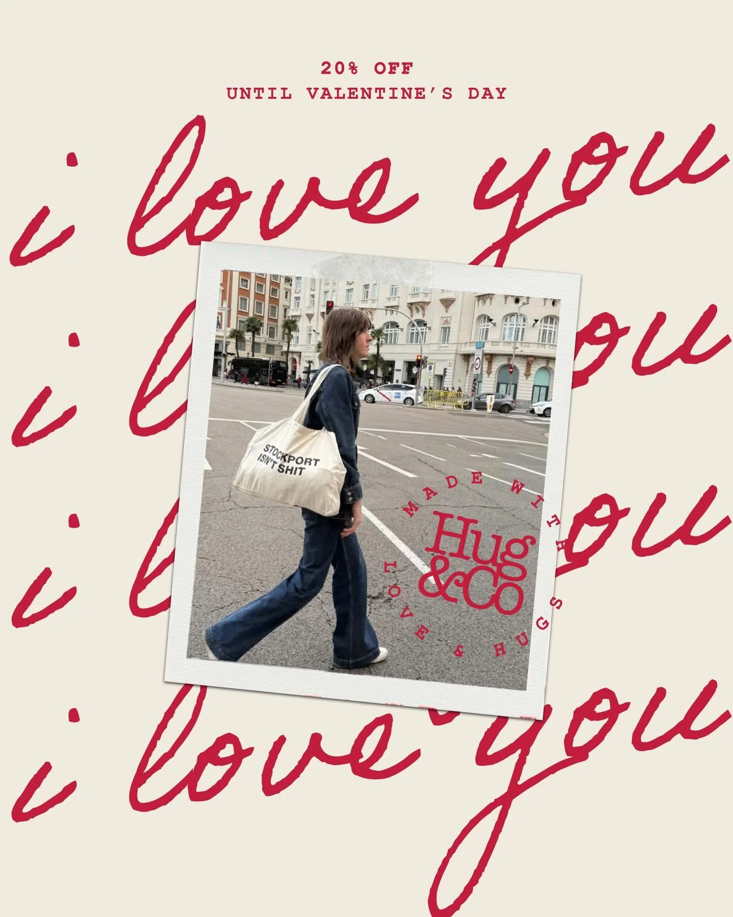 9 more days while you can grab 20% off your Stockport isn&rsquo;t shit bag! However if you want guaranteed delivery for Valentines, get your order in before next Tuesday! We have 3 colours available immediately, Natural, Black &amp; grey! #stockporti