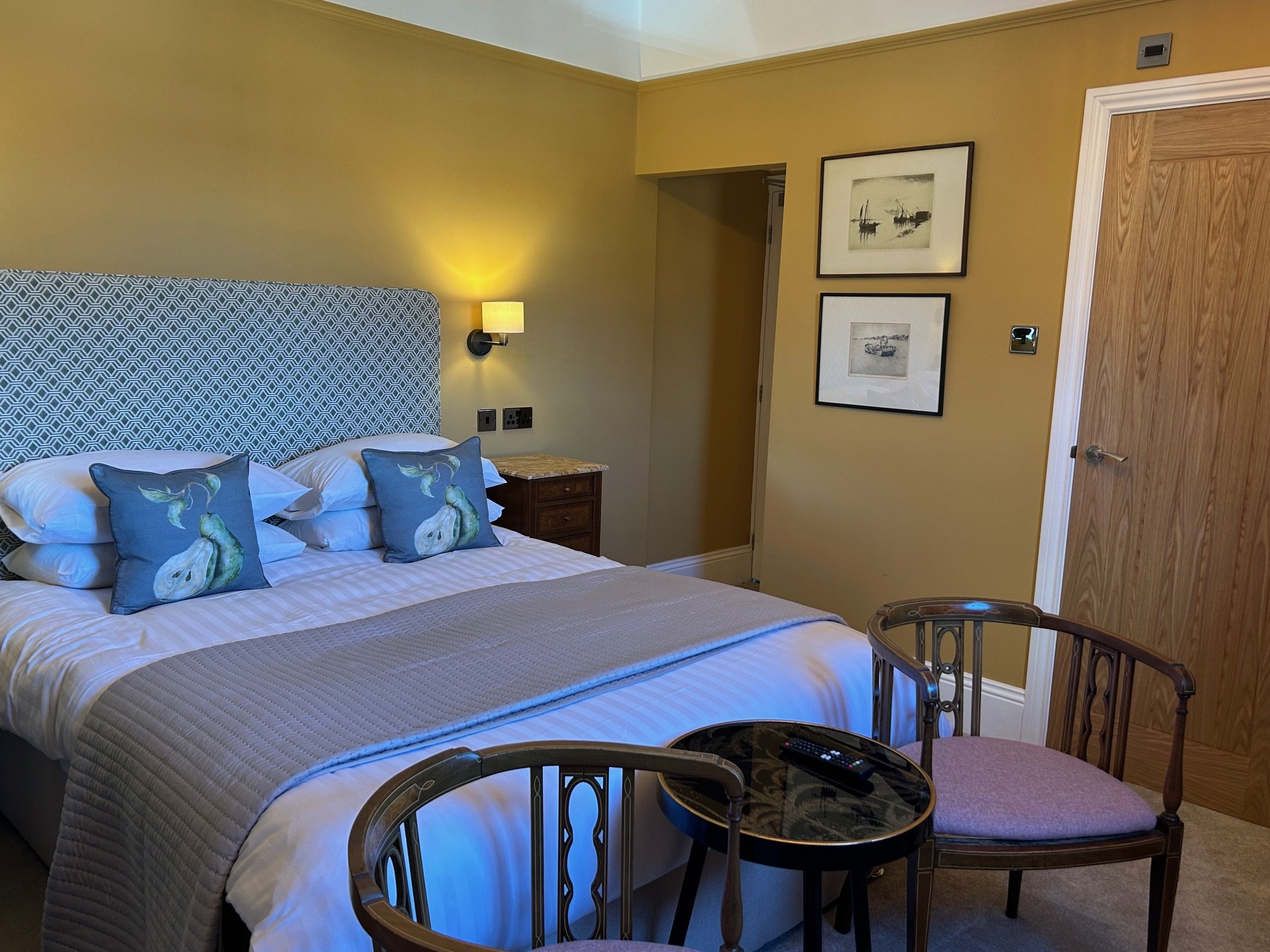 First floor king size bed