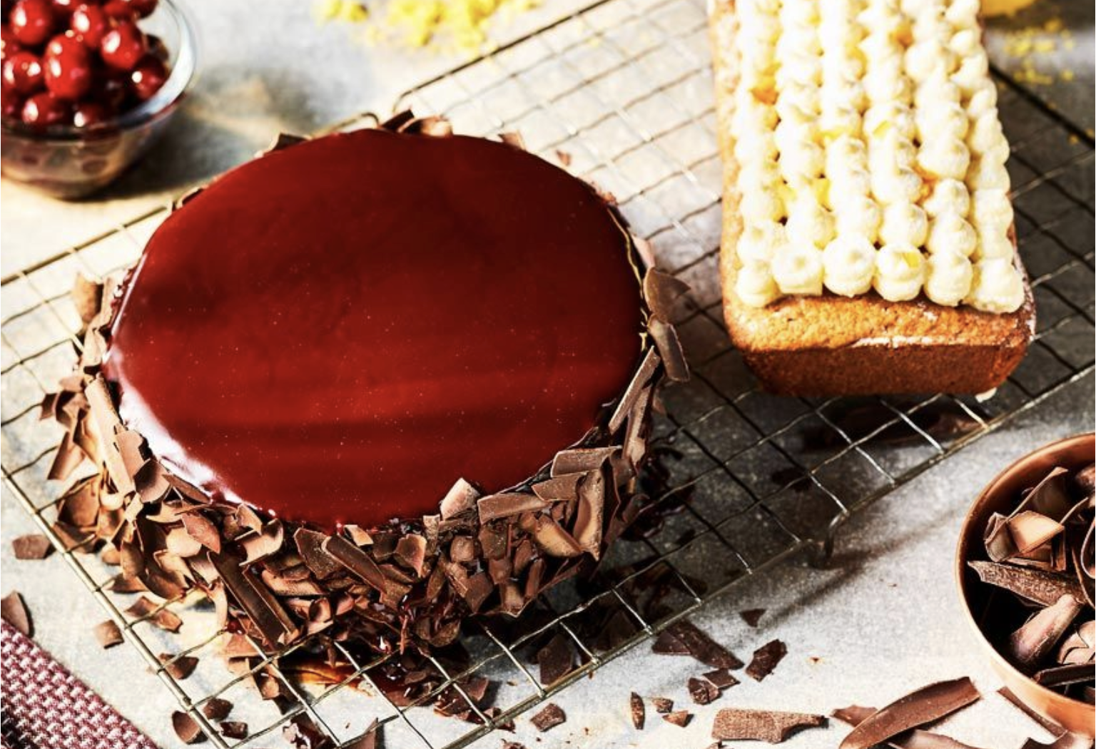 A selection of delicious cakes