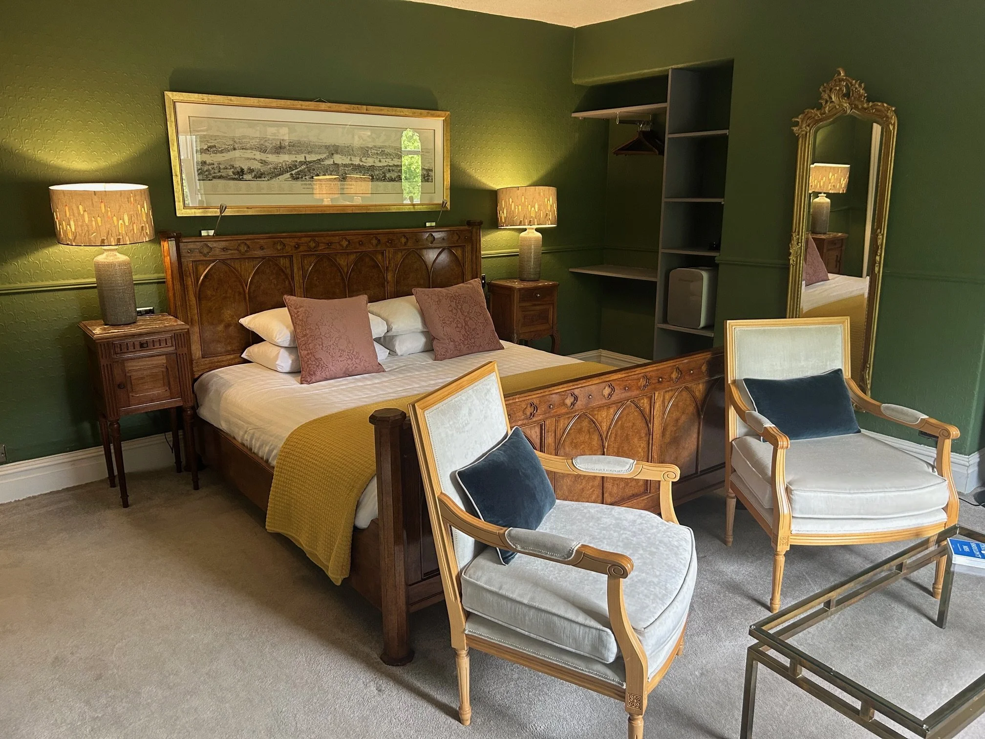 A suite-sized bedroom.