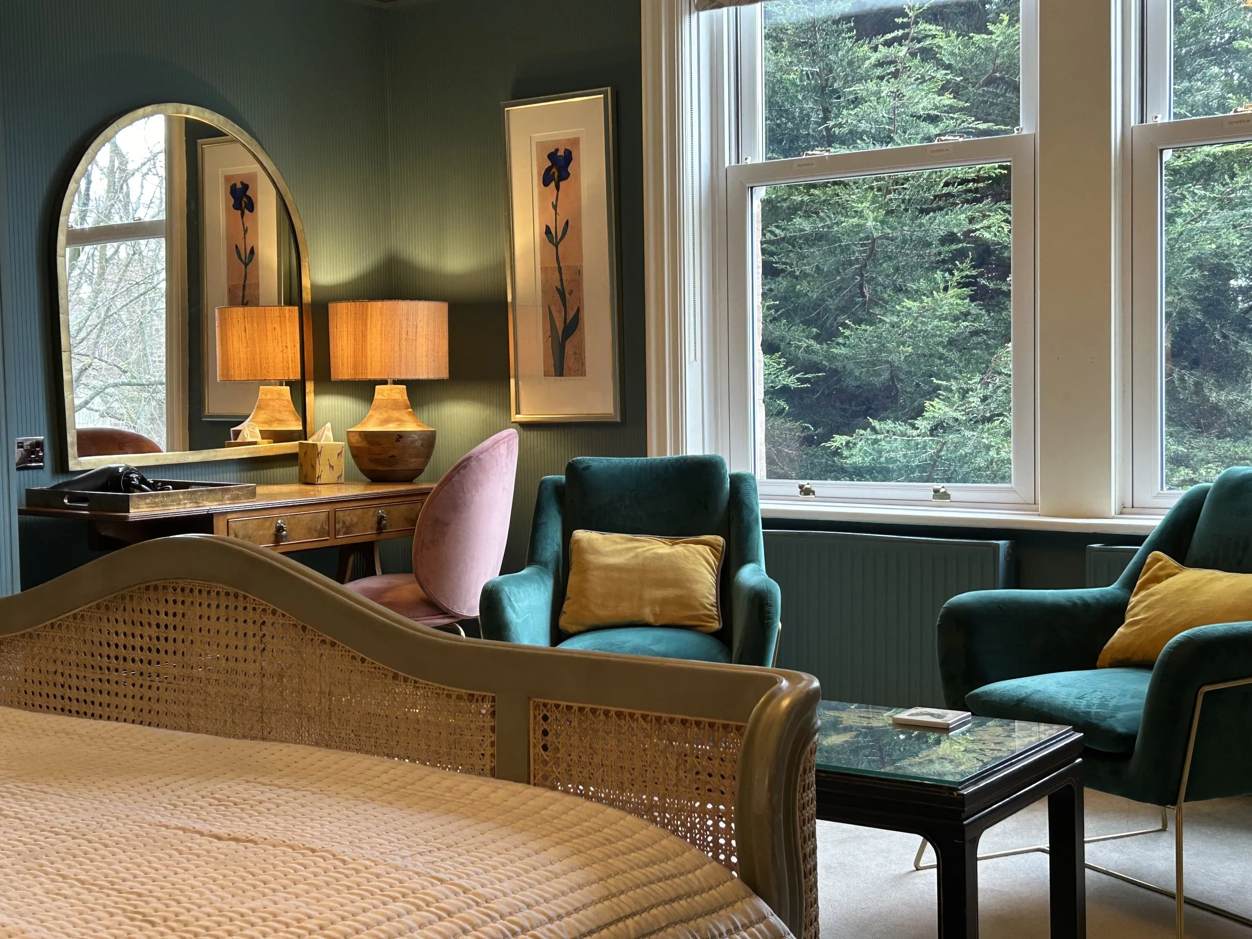 A light-filled space.