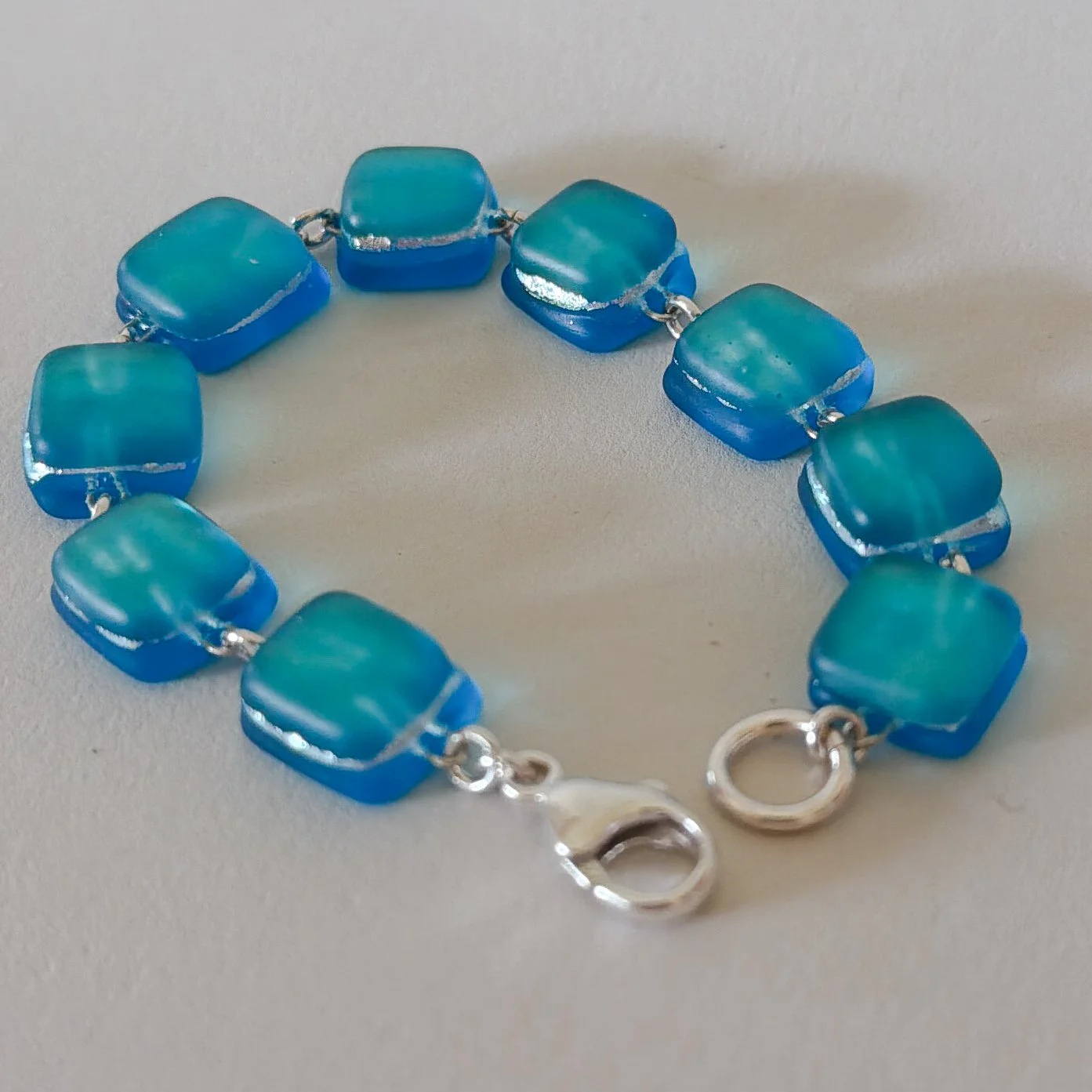 Barefoot in Blue Bracelet