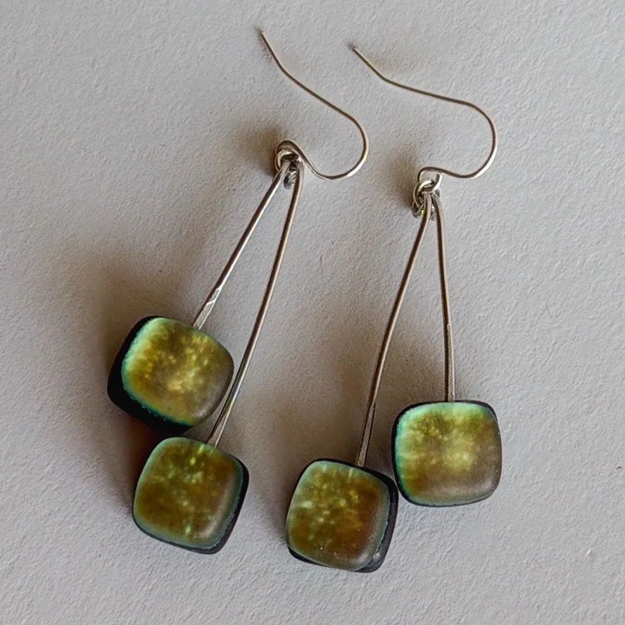 Gilded Moss Earrings