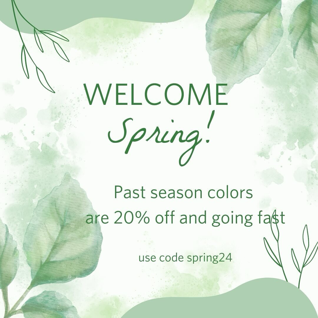 The joy of spring in color!