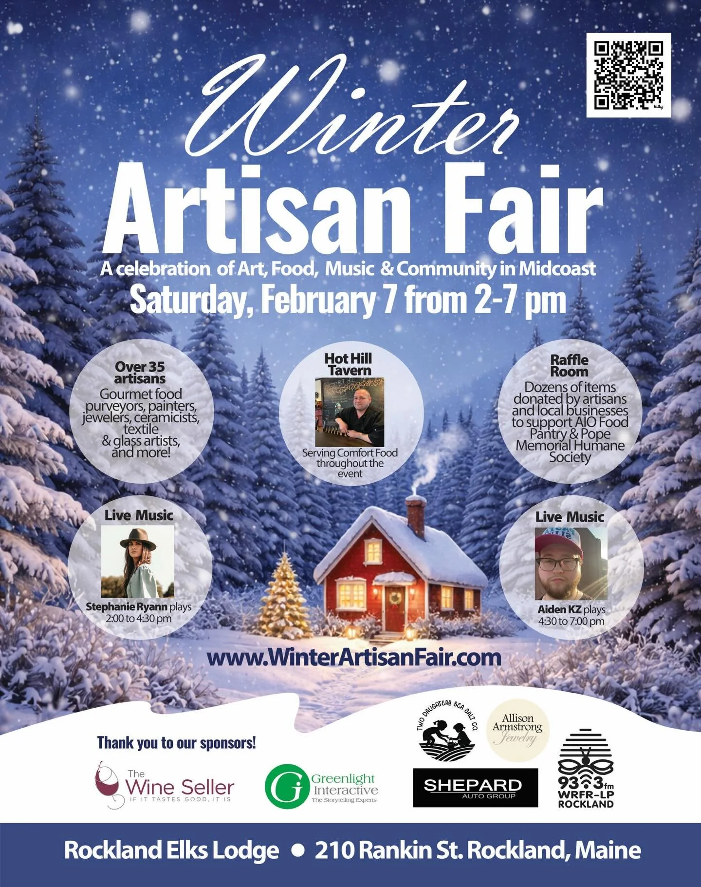 Bringing color to winter this Saturday at the Winter Artisan Fair in Rockland. Handcrafted glass, made to be worn and shared ✨