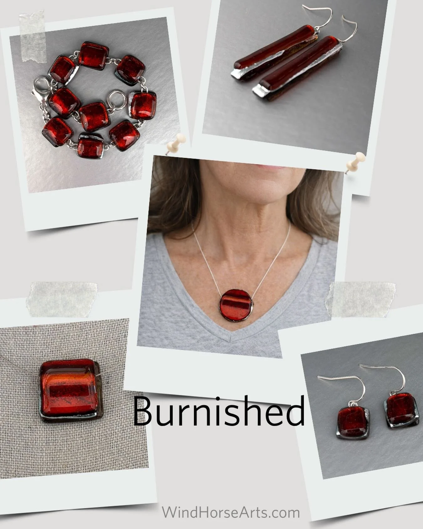 Burnished 🔥
Deep ember red. Copper shimmer. A little warmth for the last stretch of winter.