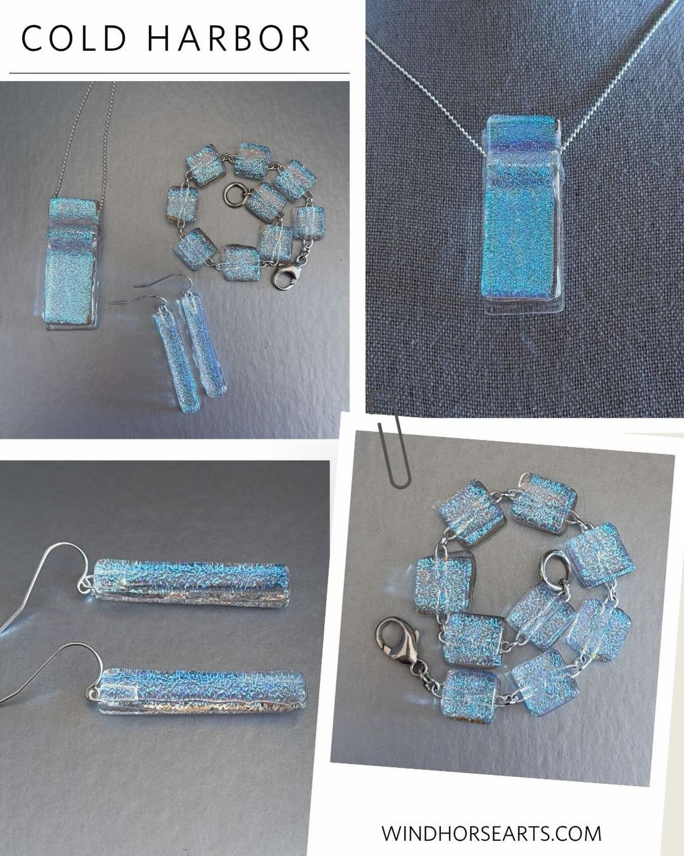 #colordrop #coldharbor #windhorsearts #fuseddichroicglassjewelry #handcrafted
