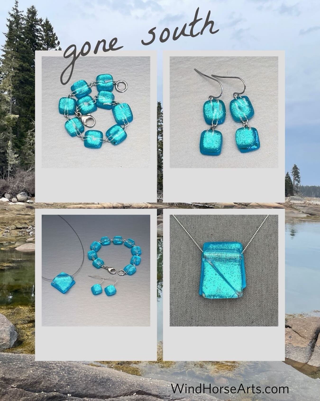 A brilliant tropical blue, born on a Maine island. Gone South shimmers with clear, luminous color and flashes of light like sunlight dancing across warm water. Bright, playful, and just a little unexpected.

Explore the full collection before this li