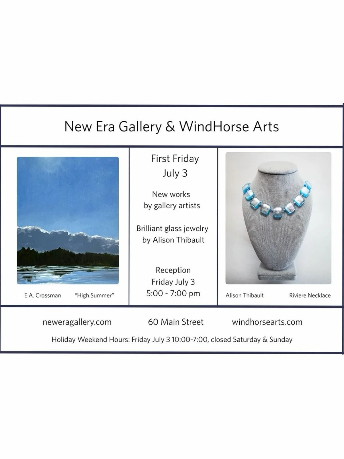 Why art?

Artists fearlessly bear witness to beauty, find connection in disparate times, work to find new and deeper understanding, seek to bring new vision to light. 

What role does art play in your life?
~ E.A. Crossman