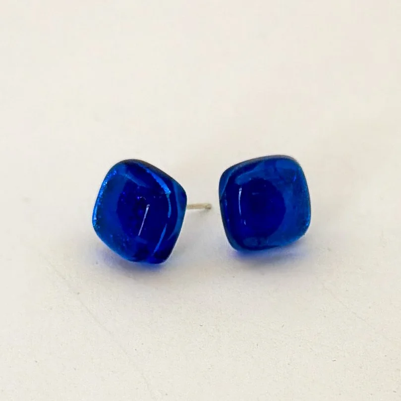 Blue on Blue Earrings