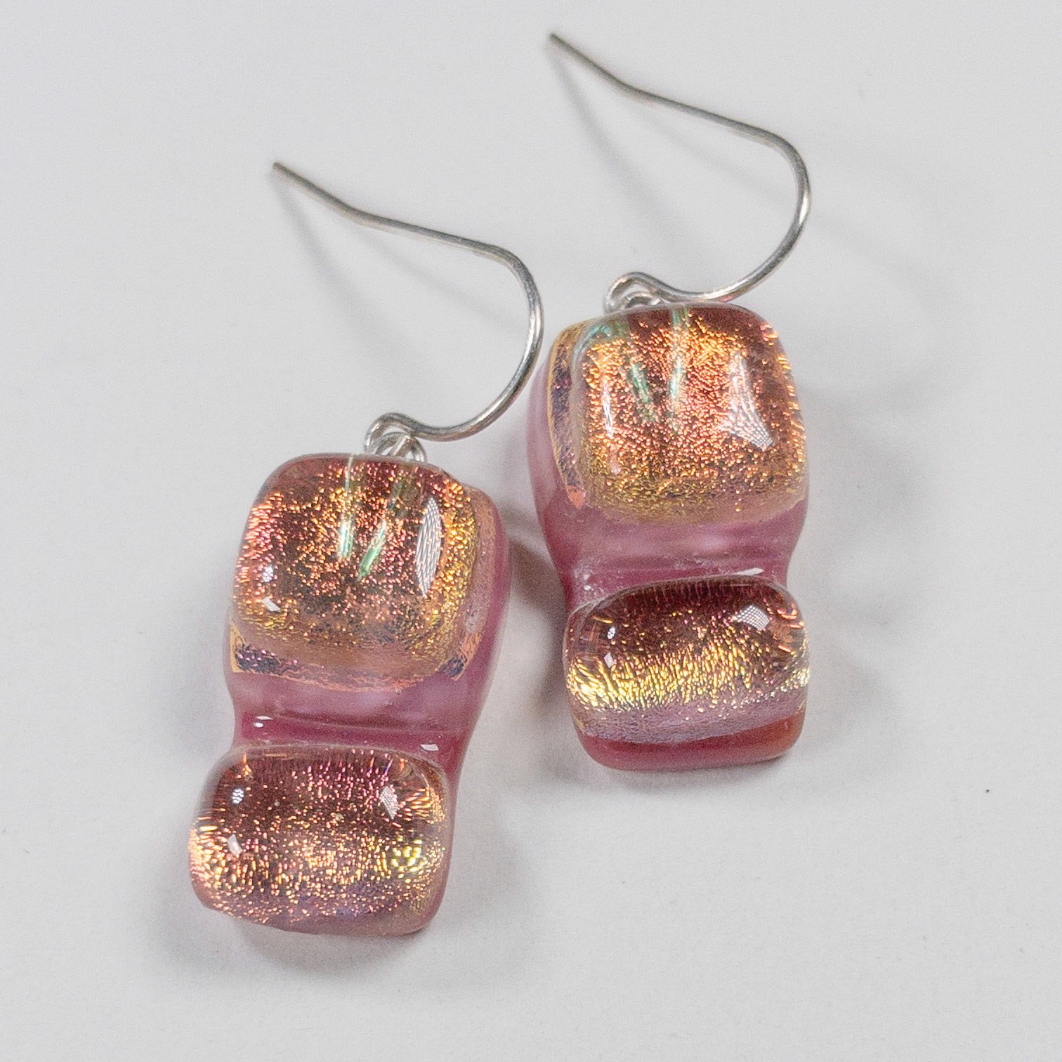 Flamingo drop double earrings.jpg