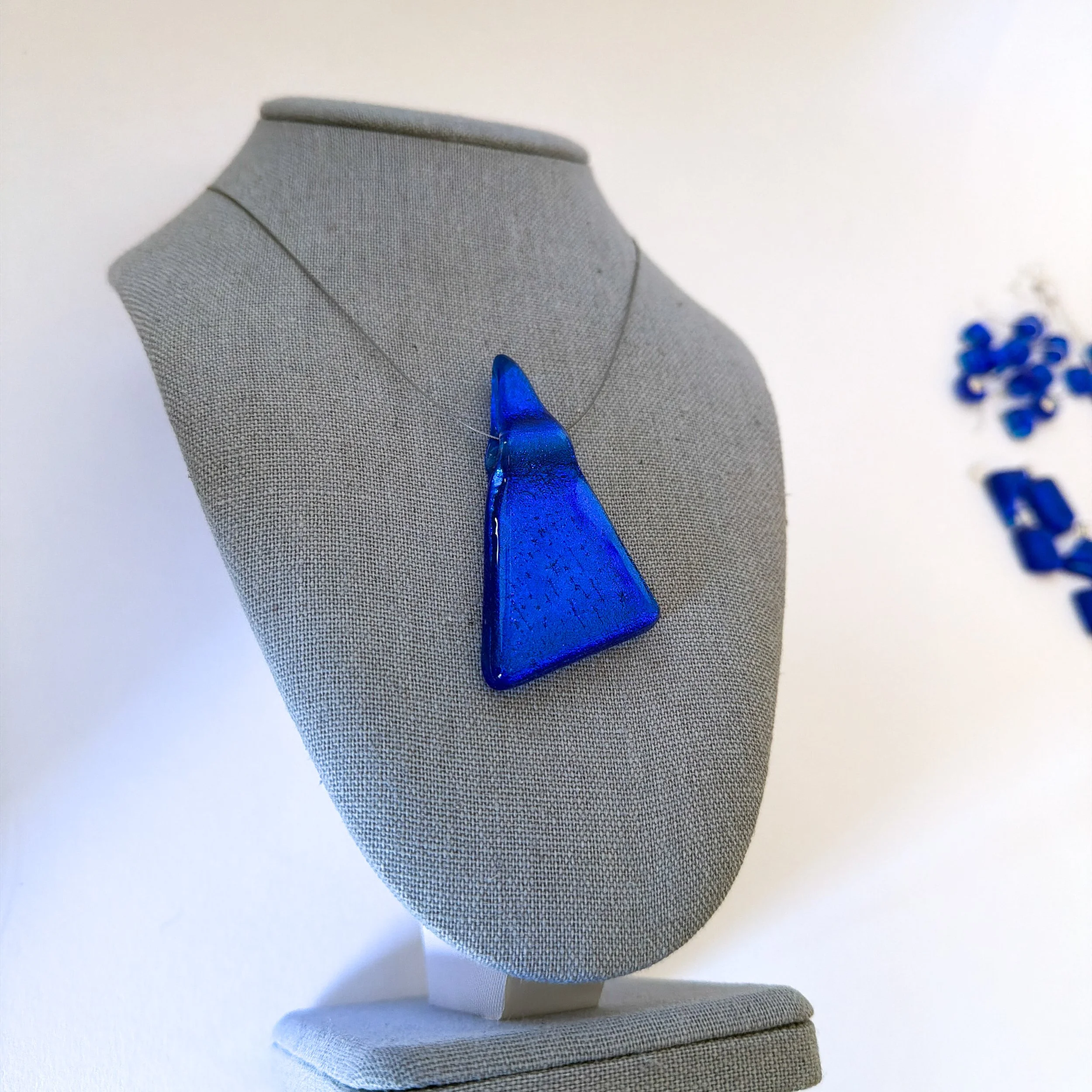Blue on Blue Necklaces