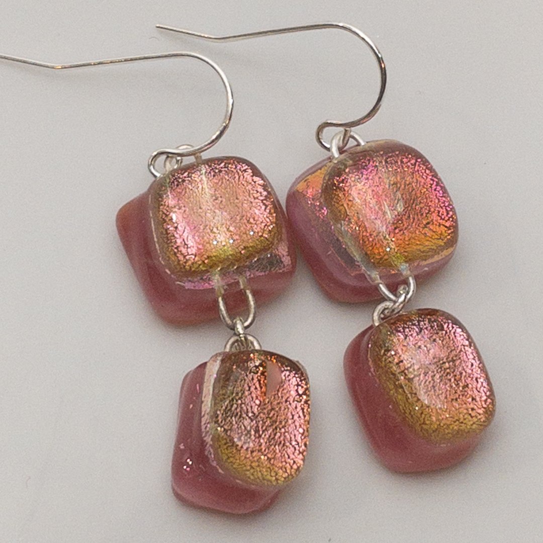 Flamingo linked drop earrings.jpg