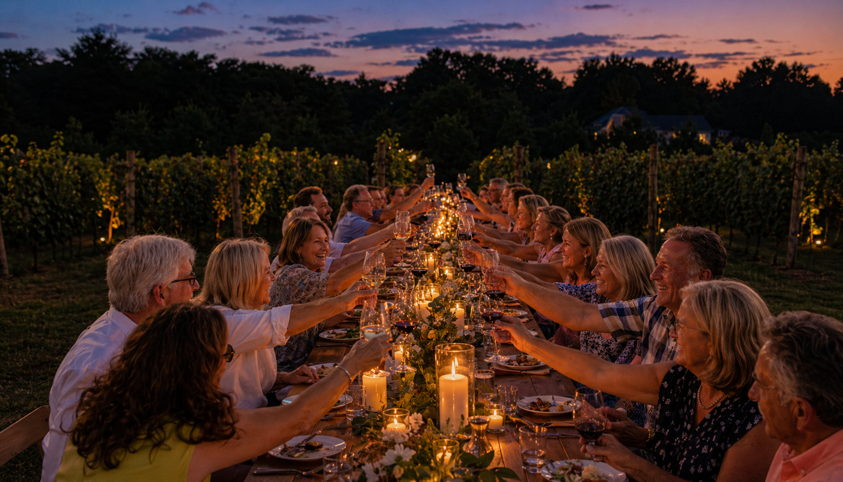 New Buffalo’s Favorite Vintage Release Dinner at Mahan Wines - First Pour of the new Vintage