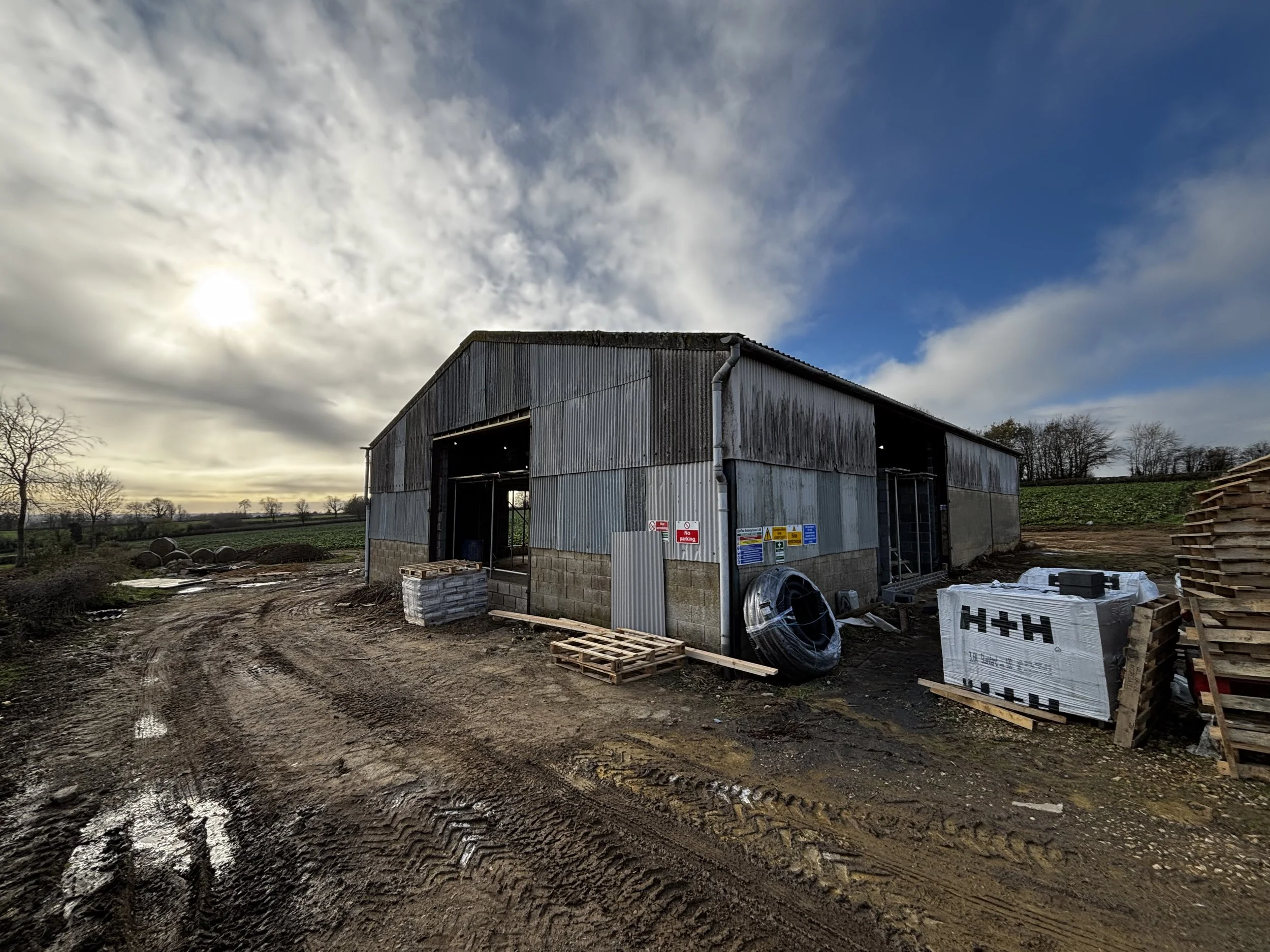 Class Q Barn Conversion underway at Great Bourton, Oxfordshire