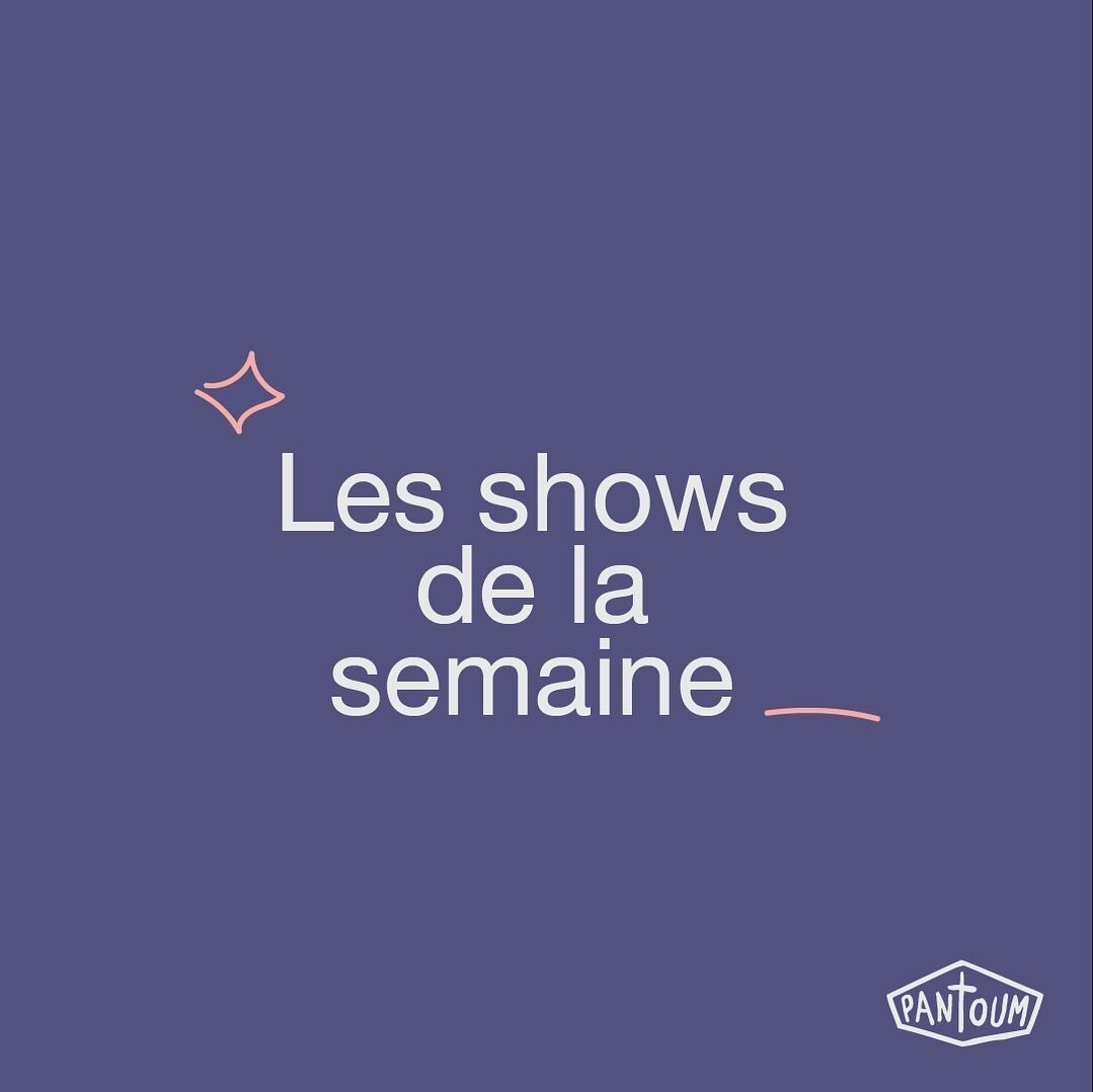 𝗟𝗘𝗦 𝗦𝗛𝗢𝗪𝗦 𝗖𝗘𝗧𝗧𝗘 𝗦𝗘𝗠𝗔𝗜𝗡𝗘 🫶
Cette semaine au Pantoum: Safia Nolin, 2 lancements, 0 excuse pour rester chez toi. 🎶
Lien billets en bio 

𝐉𝐞𝐮𝐝𝐢 𝟒 𝐚𝐯𝐫𝐢𝐥/ 
Safia Nolin

𝐕𝐞𝐧𝐝𝐫𝐞𝐝𝐢 𝟓 𝐚𝐯𝐫𝐢𝐥/ 
Lancement Les &Eacute