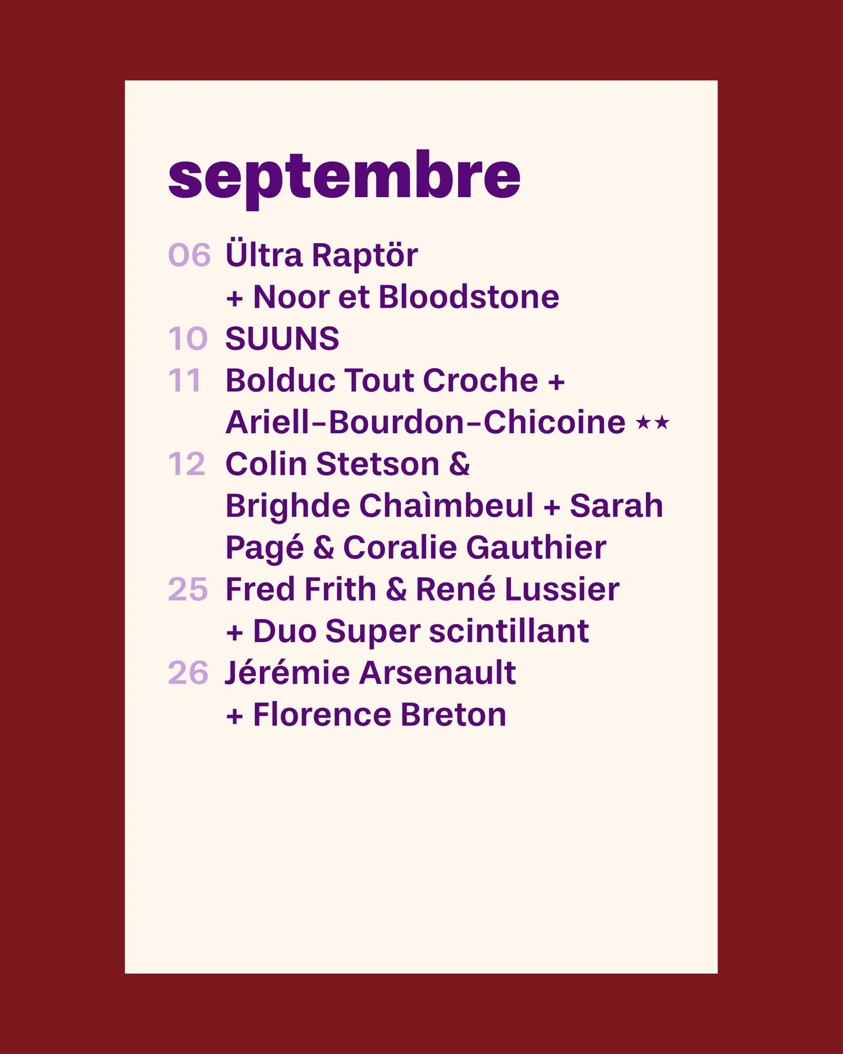 𝐂̧𝐀 𝐏𝐀𝐑𝐓 📣📣📣

Septembre est d&eacute;j&agrave; arriv&eacute;, ce qui veut dire que la saison de shows aussi (!!!!!!) 

On en profite pour dire un grand merci &agrave; toutes celles et ceux qui suivent le Pantoum, qui viennent aux spectacles,