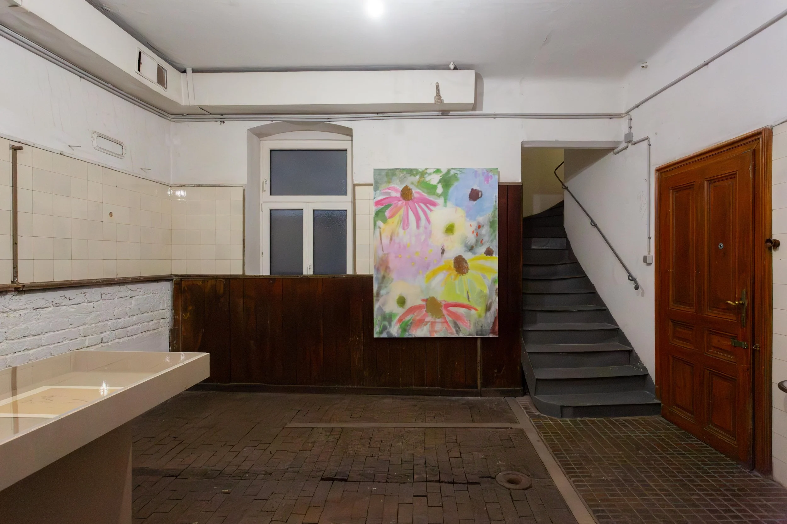   fig8  installation view,  flowers,  2026 