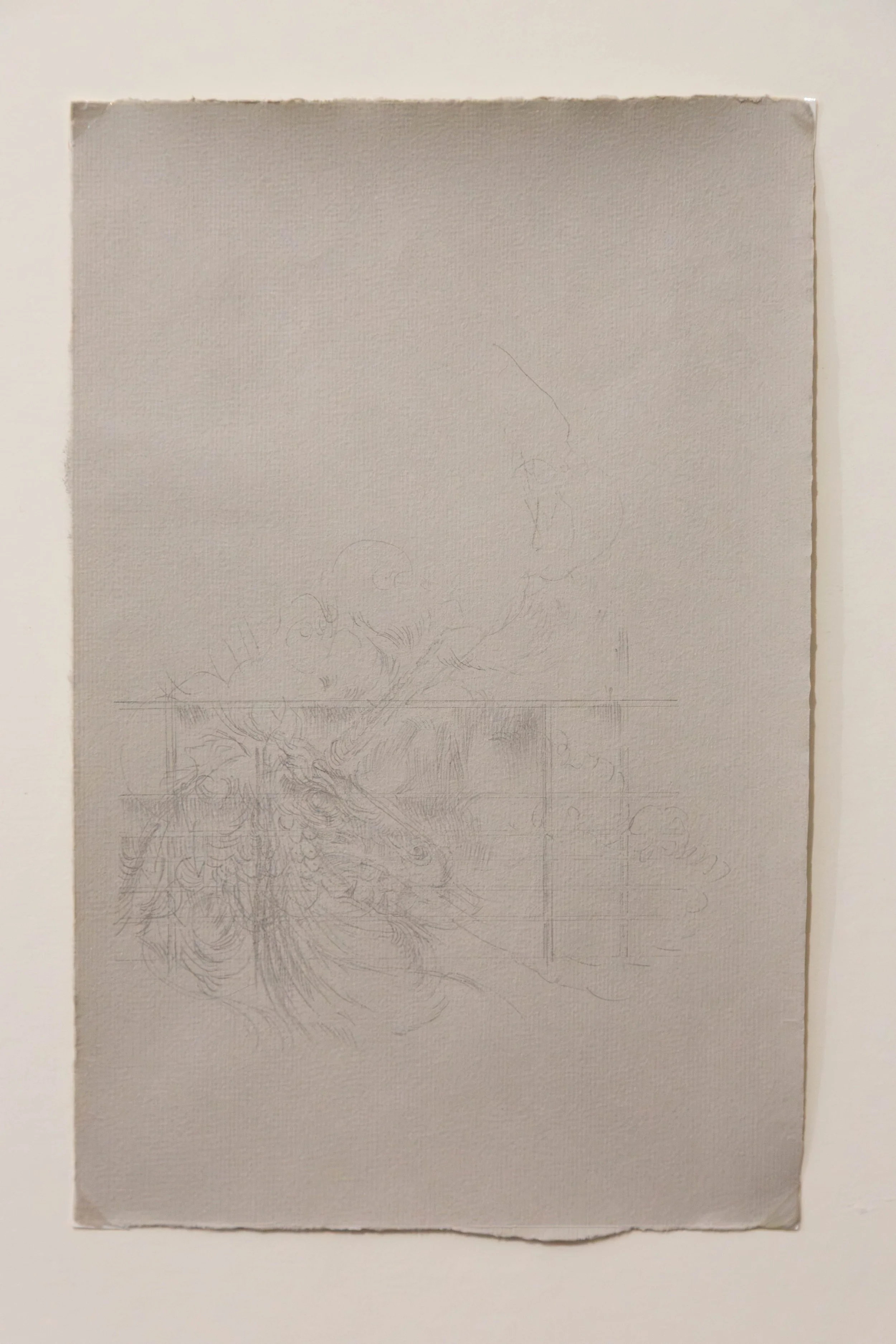   fig11   Ininformel , 2026, pencil on laid paper, 24,1 x 15,8 cm 
