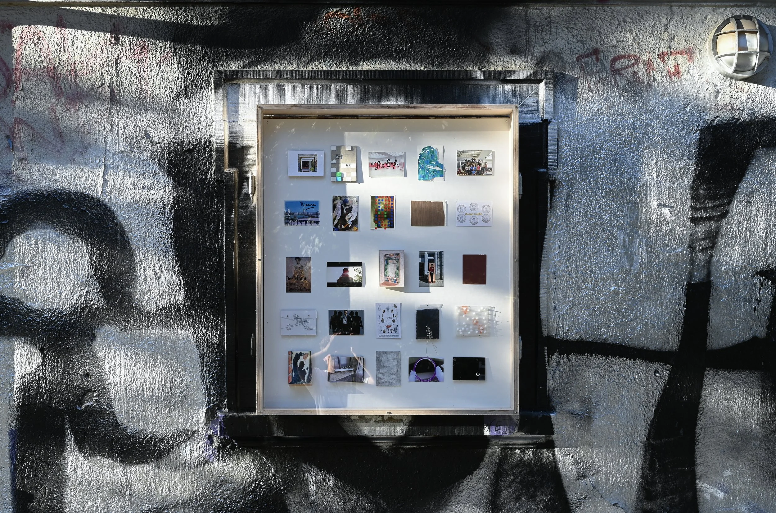   fig2  installation view,  Greetings from Vienna , at Kaiserwache, Freiburg, 2026 