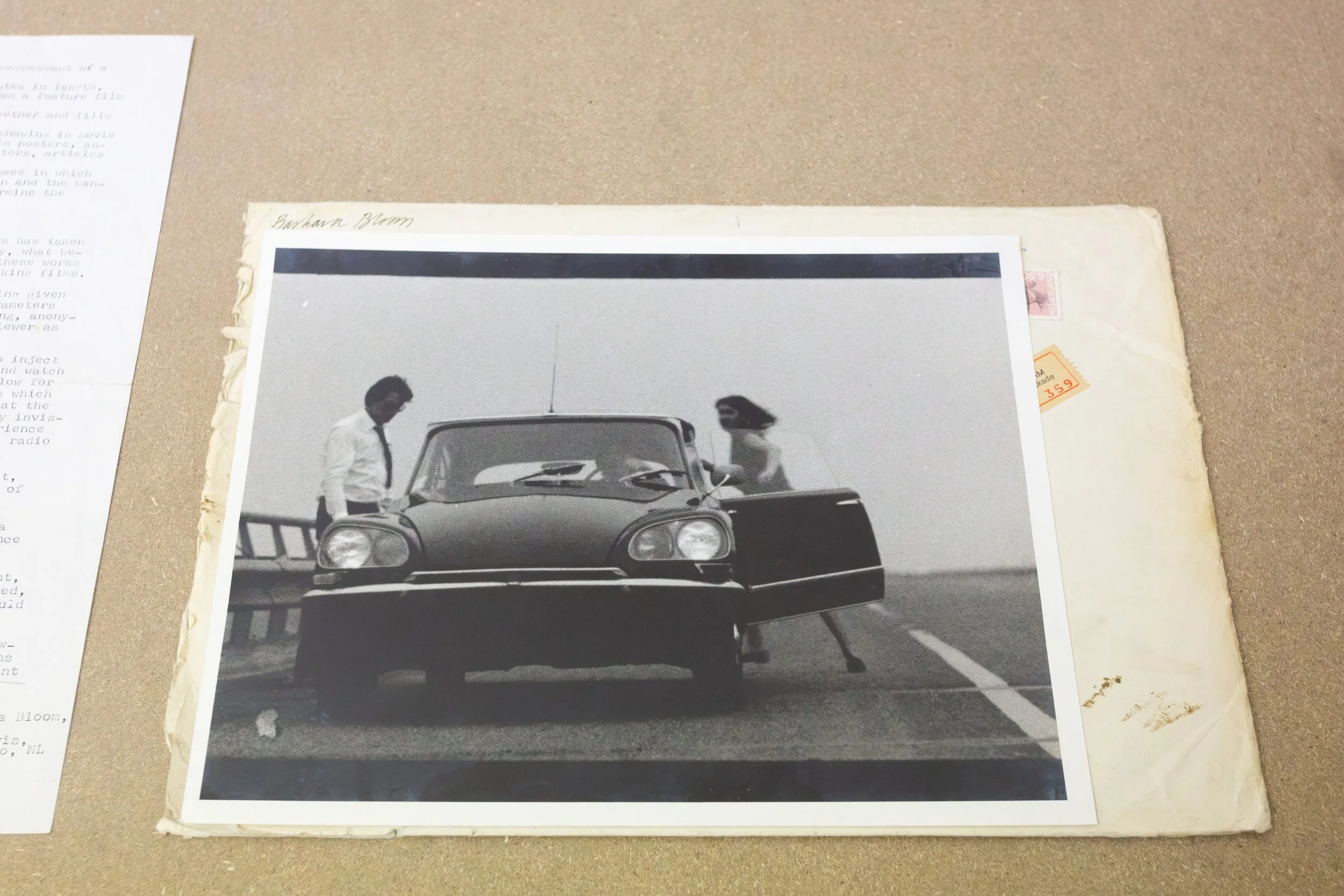   fig55  ‘The Diamond Lane’, Publisher unknown, 1981, photograph (b/w ill.), envelope 