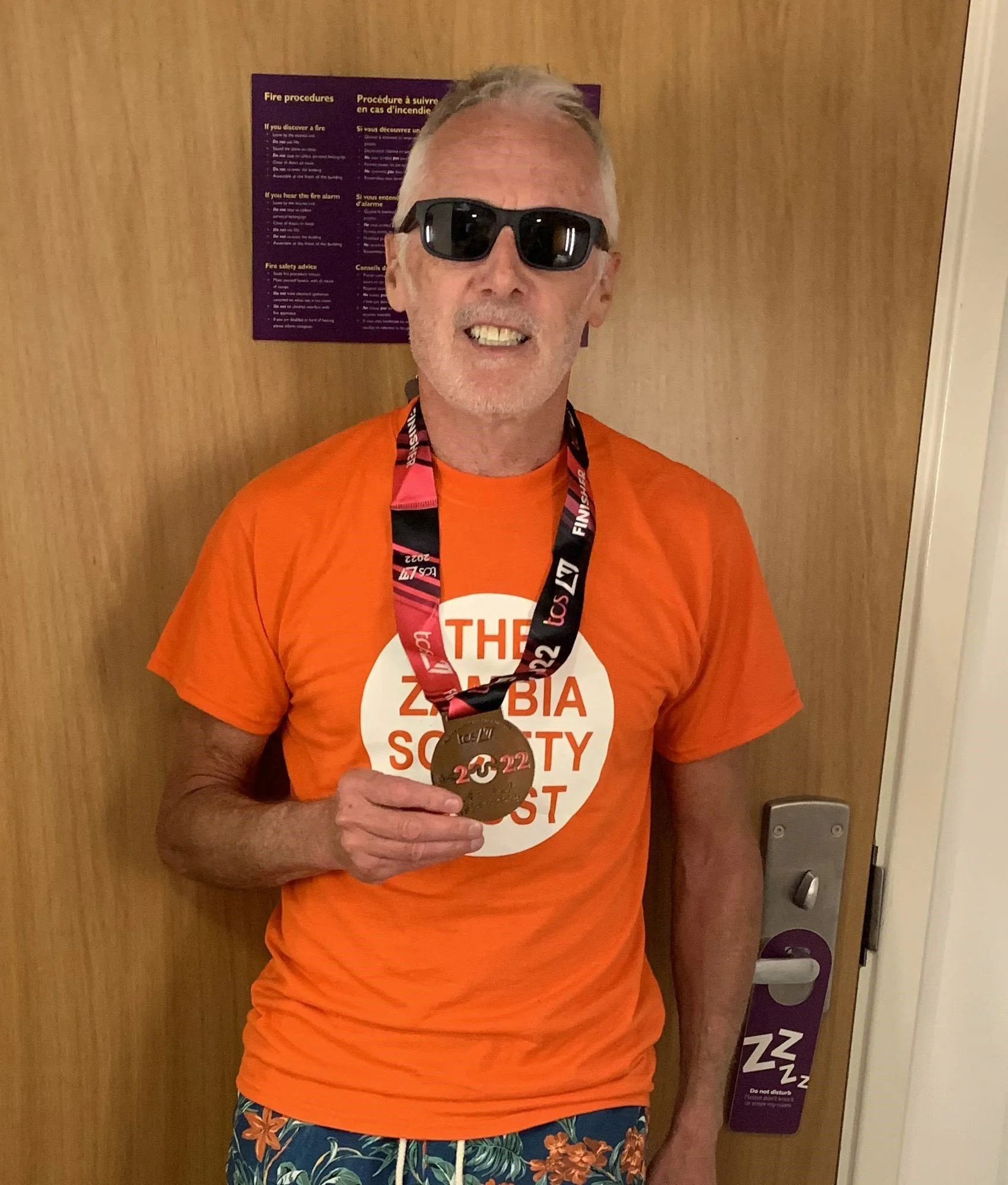 George completes the London Marathon!