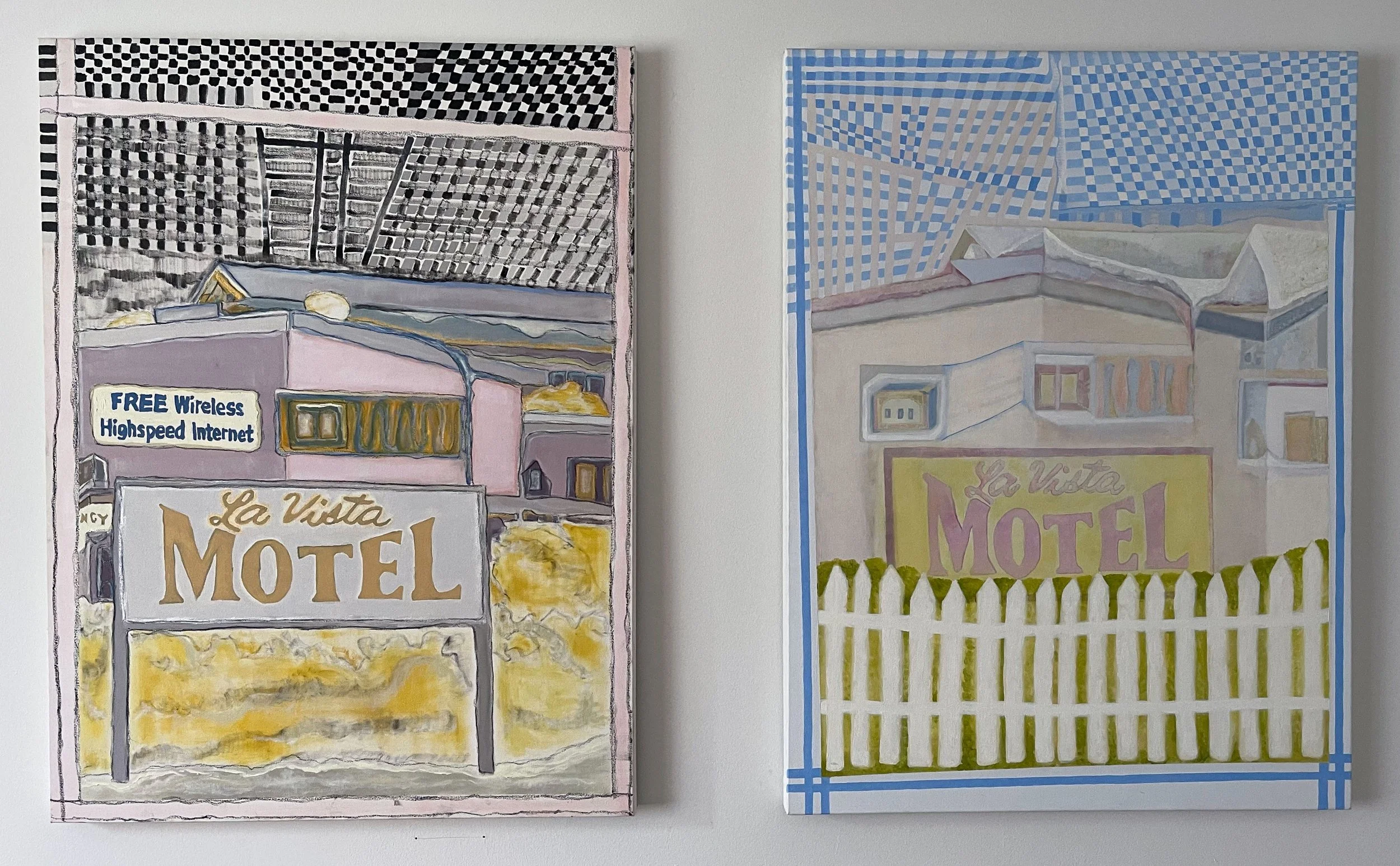La Vista Motel #3, La Vista Motel #1
(installation view)