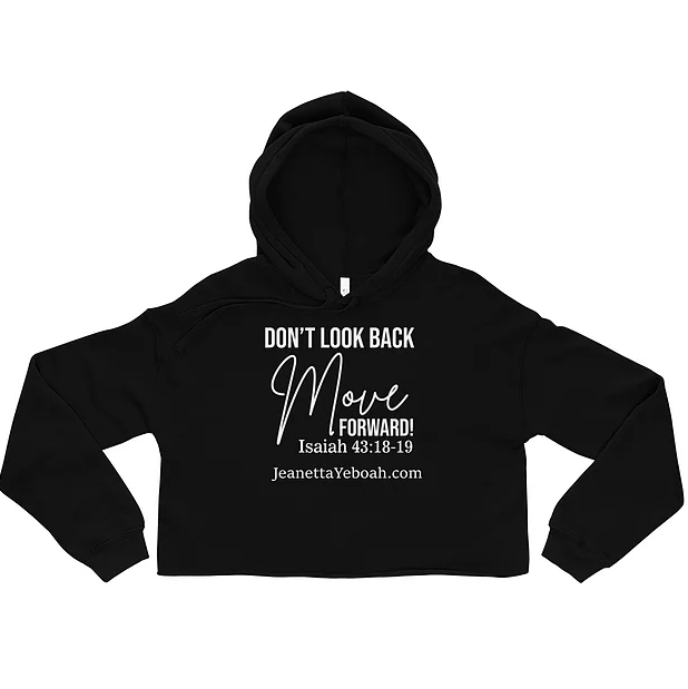 Move Forward Crop Hoodie