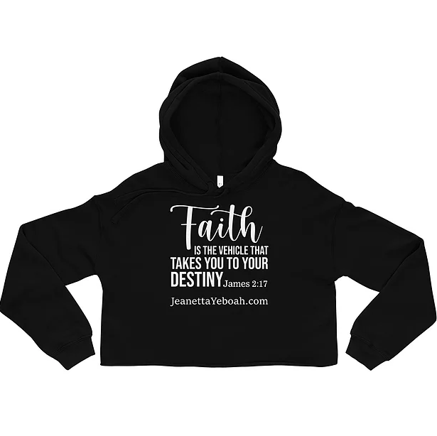 Faith Crop Hoodie