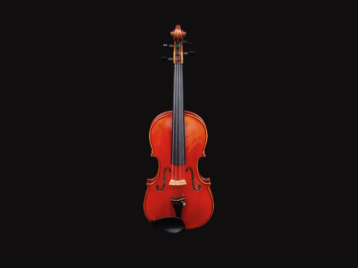 (CC101-F) c 2023 Italian Violin By Gaspar Dominico Santo after Del Jesu Red #2