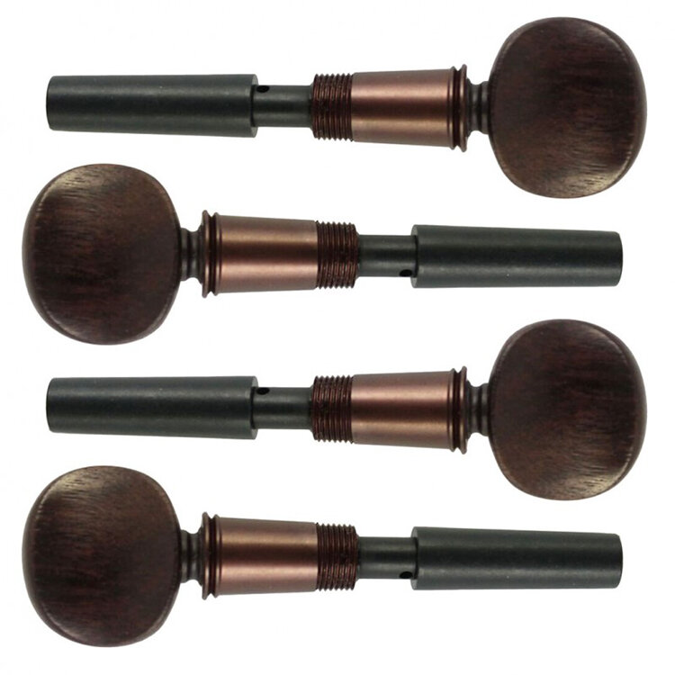 Perfection Violin Pegs, Swiss, Rosewood. Set of 4 (15-206R)