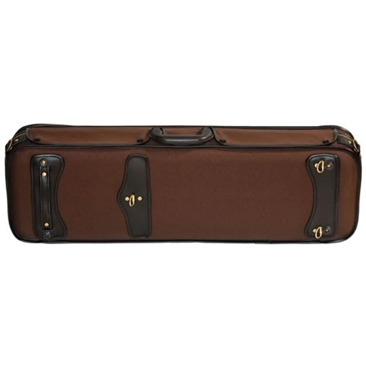 JAEGER Prestige Violin Case, brown/green (G1-570-BR/G)