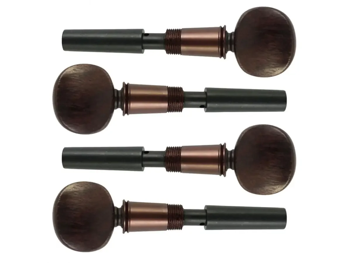 Perfection Violin Pegs, Swiss, Rosewood. Set of 4  (15-206R)