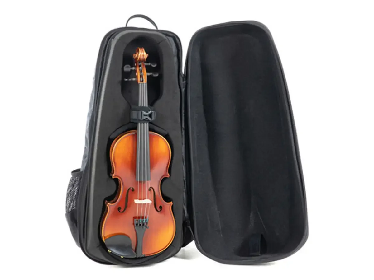 GEWA 'Space Bag' Backpack Violin Case, Titanium (CC13644)  Great For Air Travel!