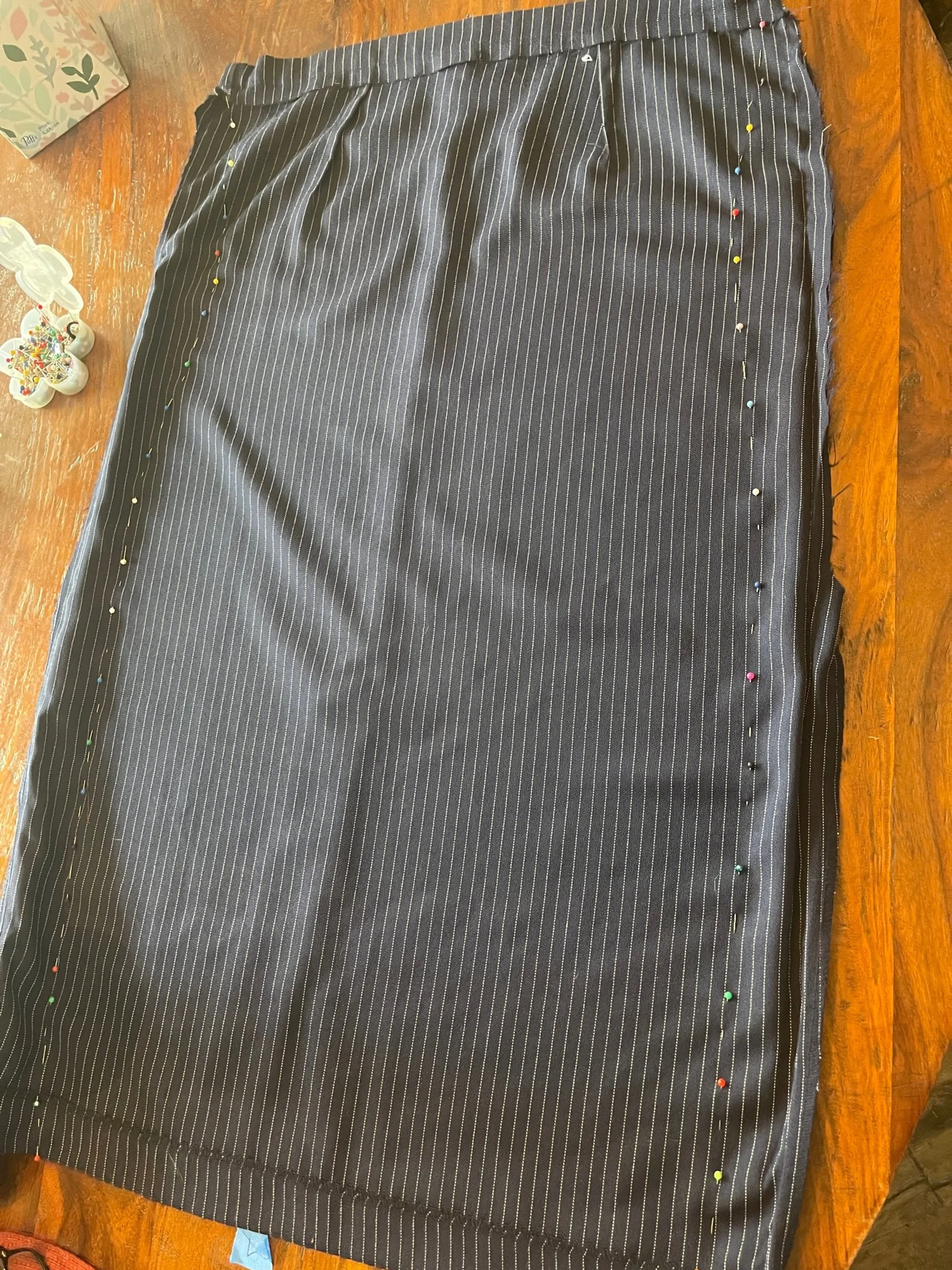 Suit makeover — Crows feet in heels
