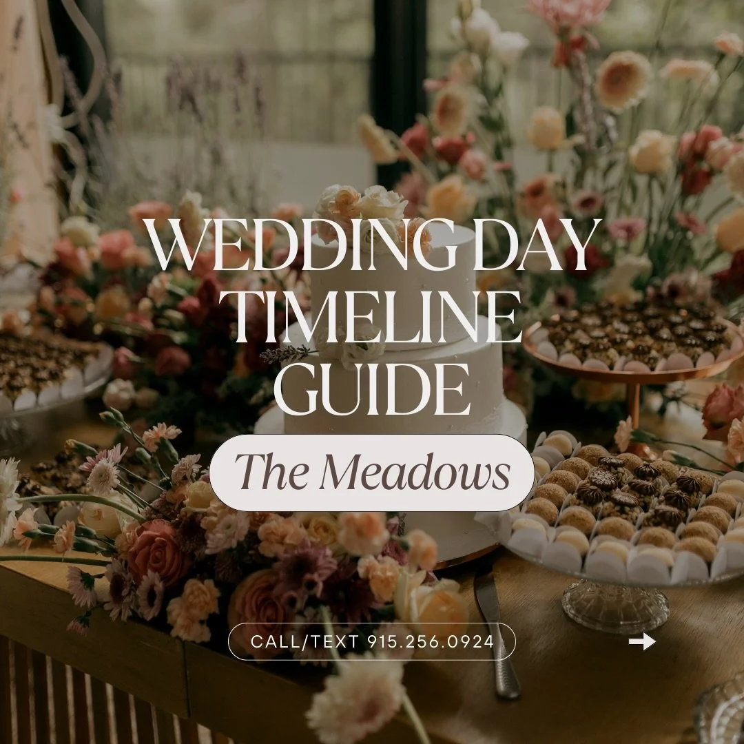 Your wedding day doesn&rsquo;t need to be rushed to be &ldquo;perfect.&rdquo;
It needs a thoughtful timeline.

A well-planned day gives you space to breathe, time to be present with your people, and quiet moments just for the two of you. It keeps thi