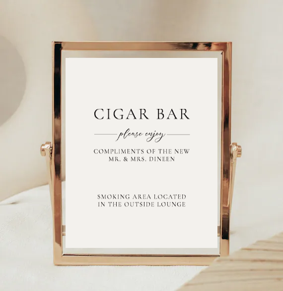 Cigar Bar Sign