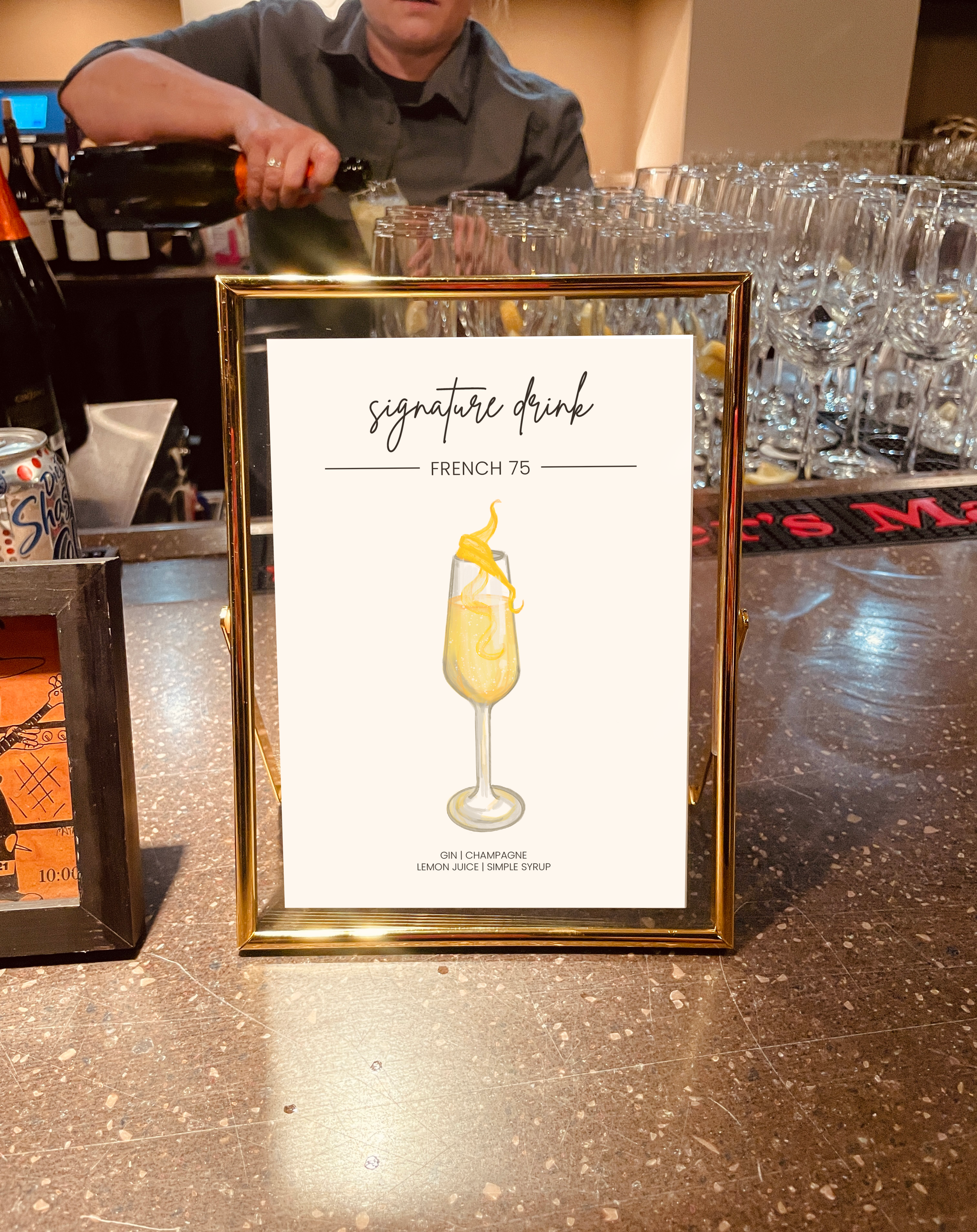 Signature Drink Sign