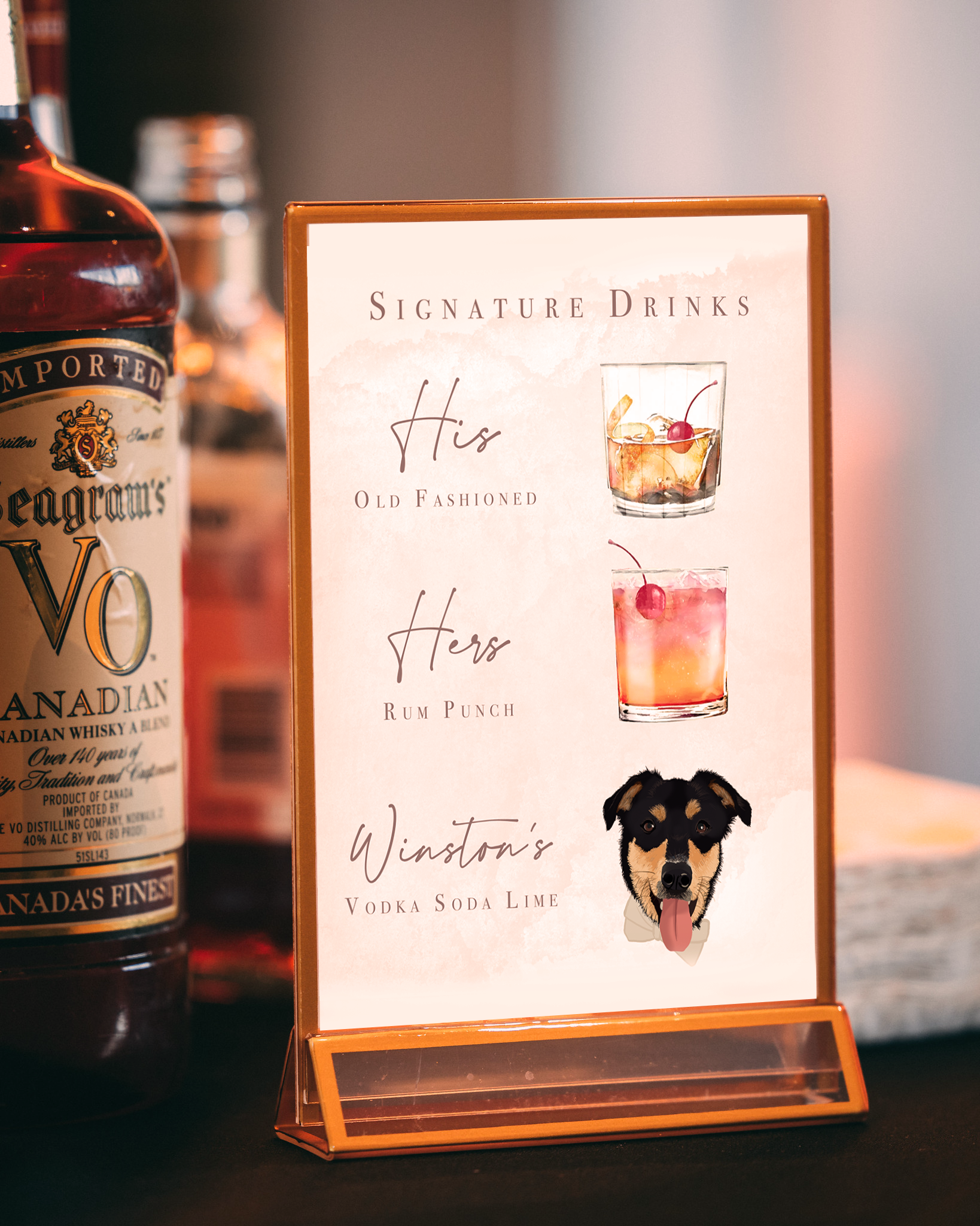 Signature Drink Sign