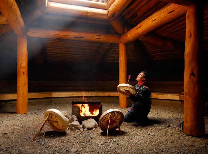 A traditional winter house 