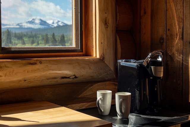 Coffee in your cabin 