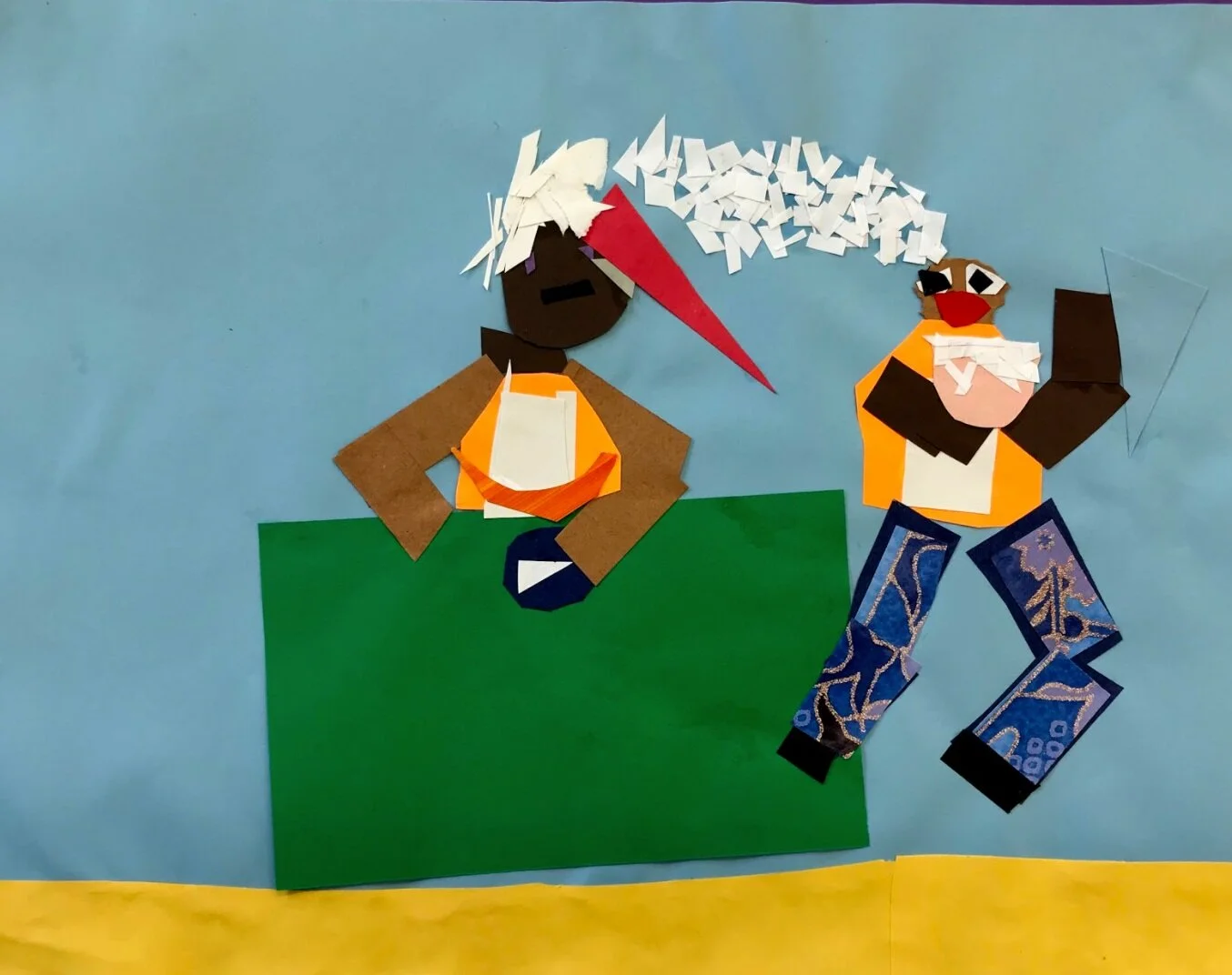 “A time I felt different was at lunch when someone spilled milk on me and everyone laughed.” 